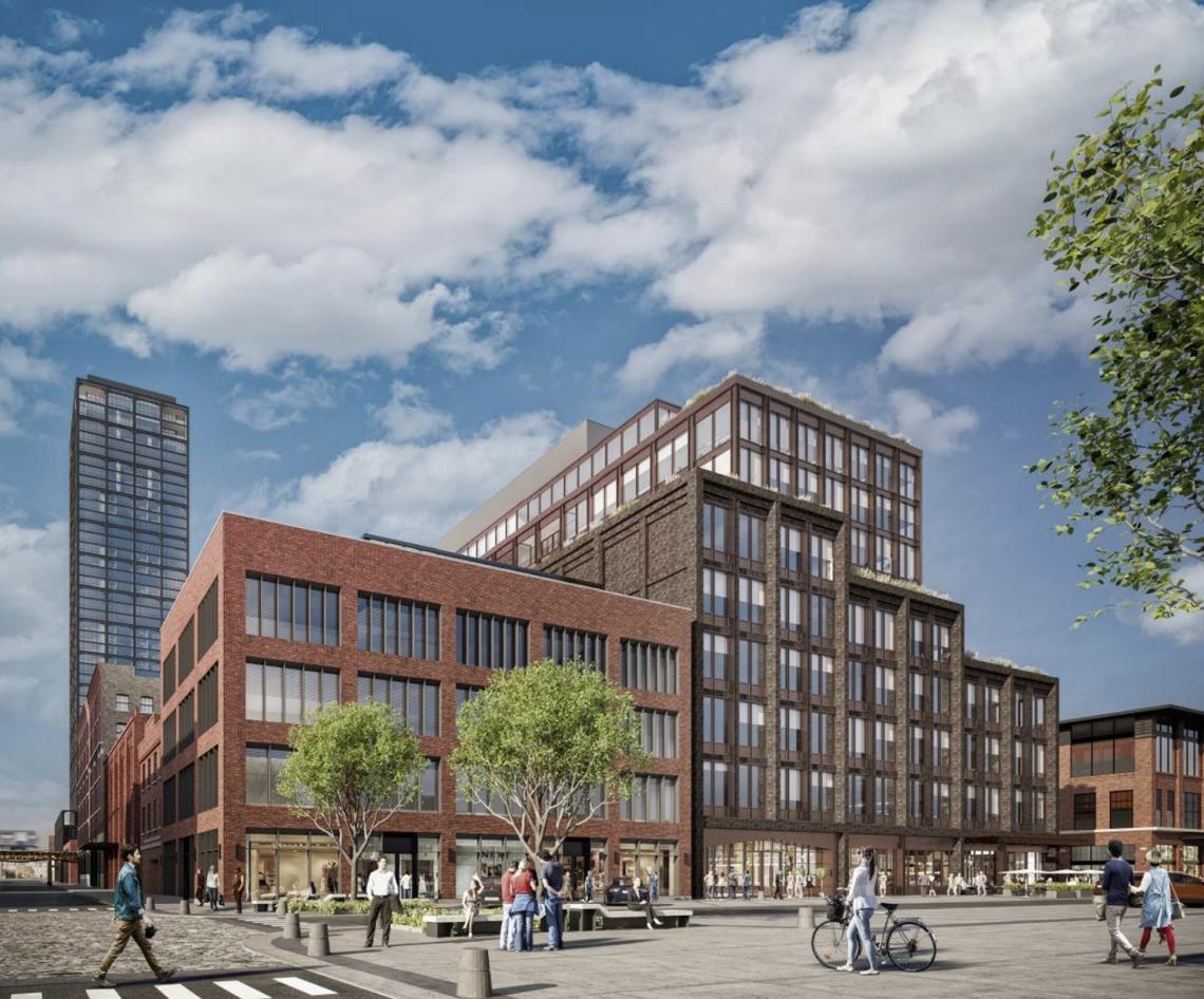 Construction tops out at 919 W. Fulton | Urbanize Chicago Construction tops out at 919 W. Fulton | Urbanize Chicago